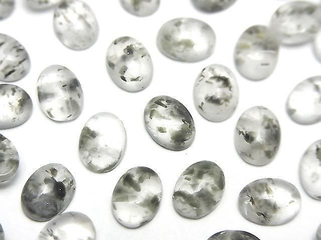 黑色東菱玉橢圓形蛋面 8x6mm 5顆