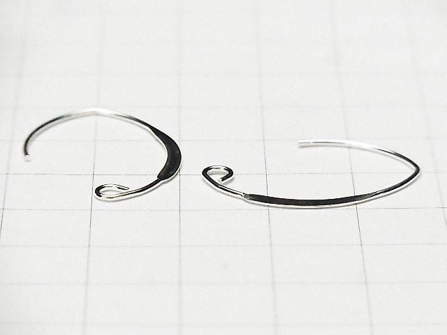 Silver925 Marquise Earwire 26x18mm 1pair
