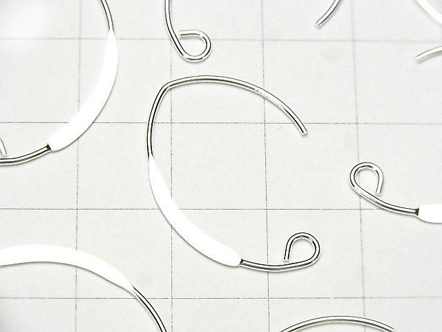Silver925 Marquise Earwire 26x18mm 1pair