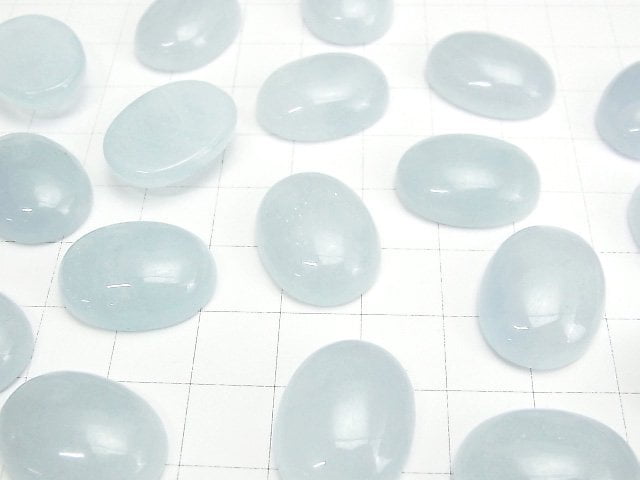 Namibia Aquamarin AA++ Ovaler Cabochon 20x15mm 1Stück