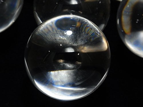 Crystal Quartz, Round Gemstone Beads