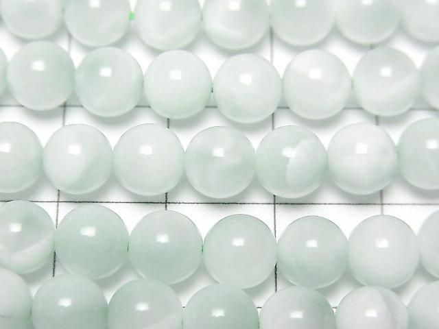 綠色天使石 AAA 級 - 圓珠 6mm 1 串 (約 15 英吋/37 公分)