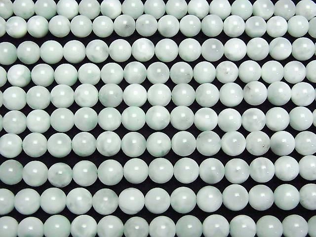 綠色天使石 AAA 圓珠 8mm 1串 (約 15 英吋/36 公分)