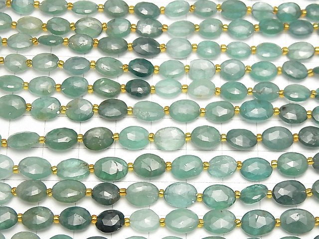 Grandidierit AA++ Facettiert Oval 1Strang Perlen (ca. 7 Zoll / 18 cm)