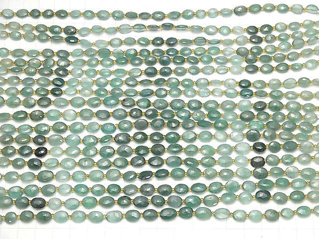 Grandidierit AA++ Facettiert Oval 1Strang Perlen (ca. 7 Zoll / 18 cm)