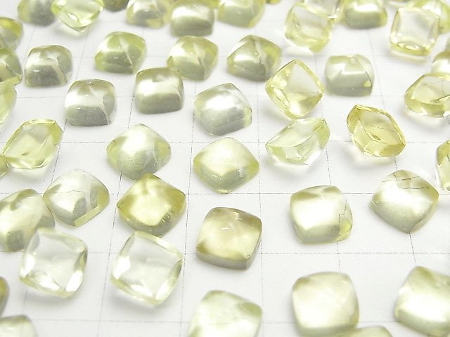 Hochwertiger Zitronenquarz AAA Zuckerkegel Schnitt 8x8mm 2Stk
