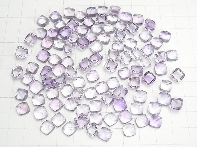 Hochwertiger Amethyst AAA Zuckerkegel Schnitt 8x8mm 2Stk