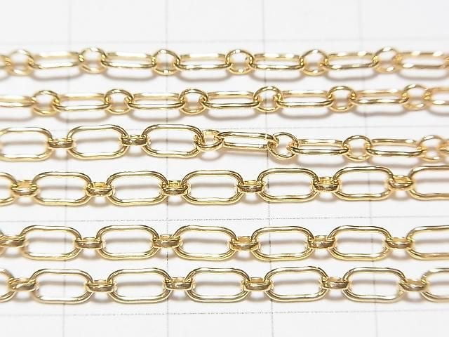 14KGF long and short chain, 3.4mm width, 10cm