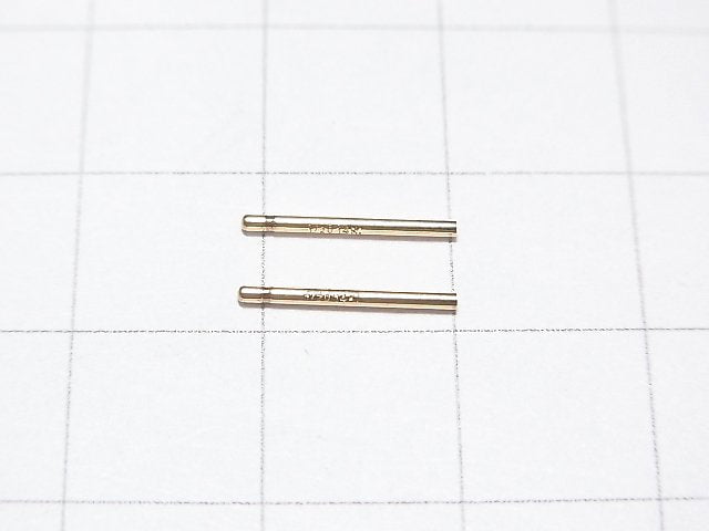 14KGF Earstuds Earrings (Needles) 0.91x11mm 5pairs