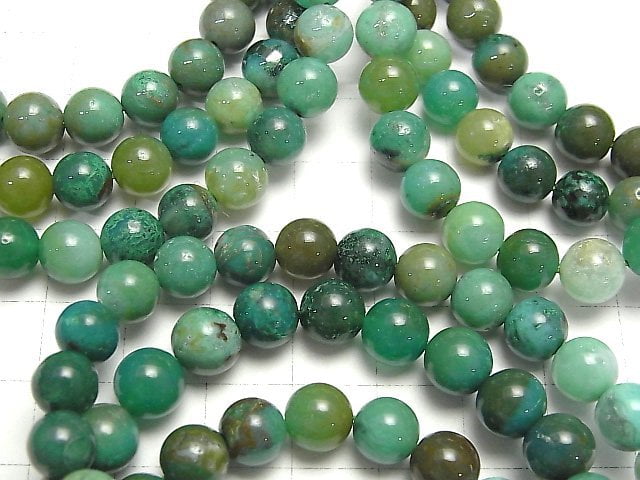 Peru Edelstein Silica AA++ Runde 8mm Armband