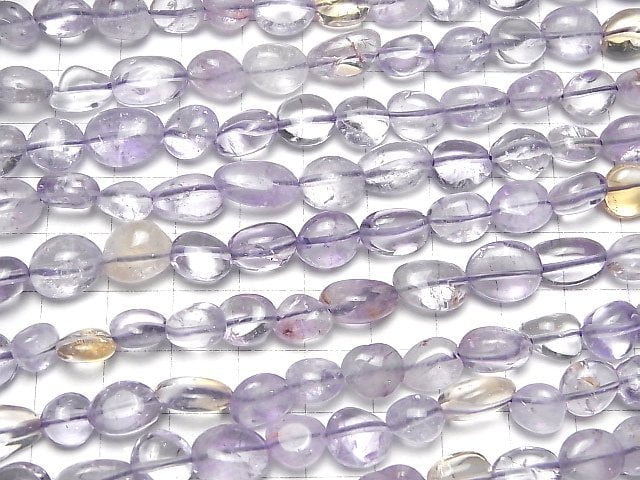 Rosa Amethyst xCitrin AA+ Nugget 1Strang Perlen (ca. 15 Zoll / 37 cm)