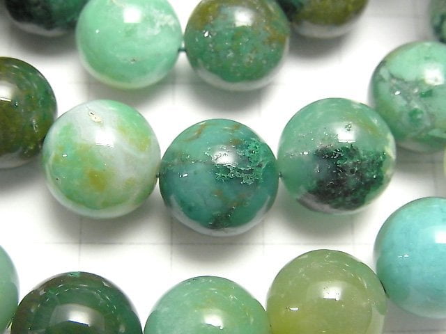 秘魯寶石矽石 AA++ 圓形 13mm 手鍊