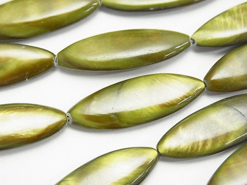 Marquise, Mother of Pearl (Shell Beads) Pearl & Shell Beads
