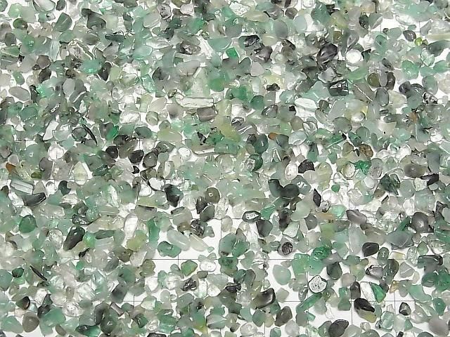 Brazilian Emerald AA Undrilled Chips 100 grams