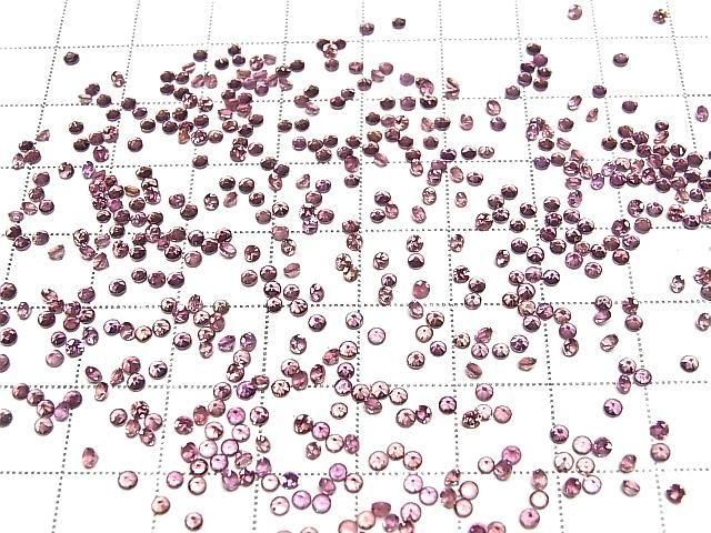 Hochwertiger Malaya Granat AAA Lose Stein Rund facettiert 2x2mm 10 Stück