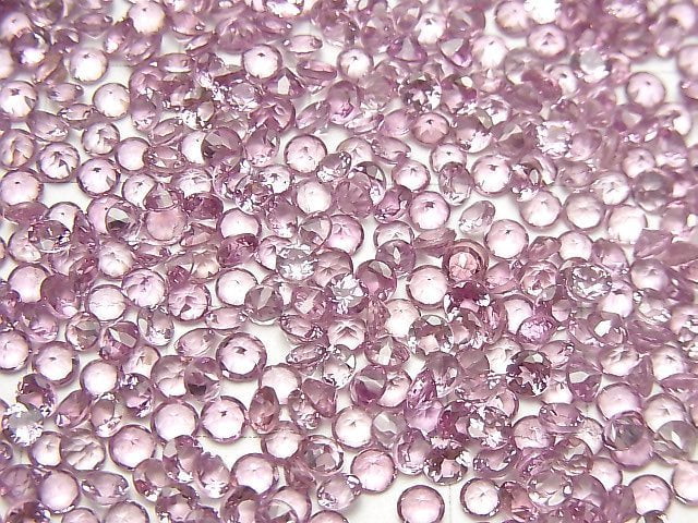 Hochwertiger Malaya Granat AAA Lose Stein Rund facettiert 3x3mm 5 Stück