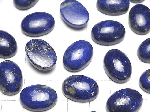 Lapislazuli AA++ ovaler Cabochon 18x13mm 2 Stück