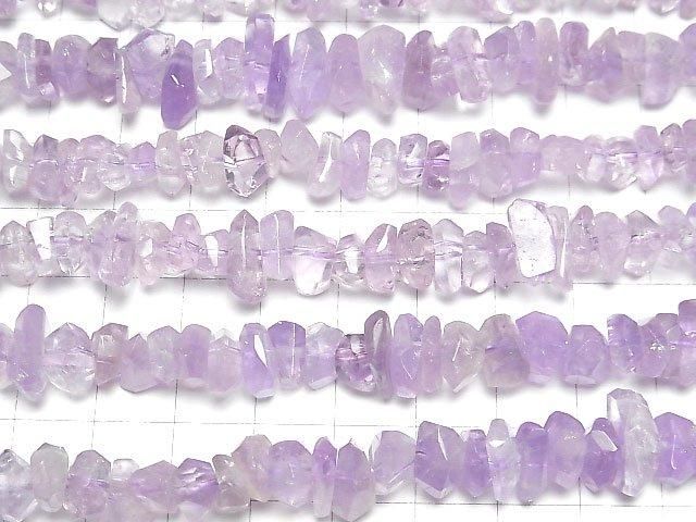 Rosa Amethyst AA++ facettierte Nugget-Halb- oder 1-Strang-Perlen (ca. 15 Zoll/38 cm)