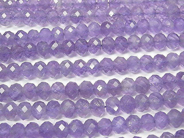High Quality! Amethyst AA++ Faceted Button Rondelle 10x10x7mm half or 1strand beads (aprx.15inch/38cm)
