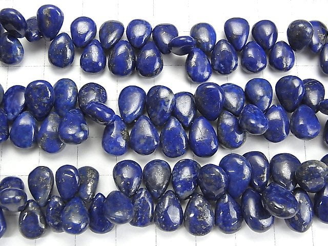 High Quality Lapislazuli AA++ Pear shape (Smooth) half or 1strand beads (aprx.7inch/18cm)