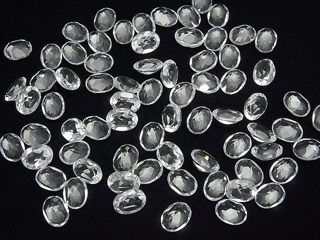 Hochwertiger Kristall AAA Lose Steine Oval Facettiert 8x6mm 5 Stück