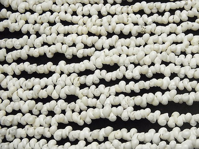 Mongo Shell 1strang Perlen (ca. 34 Zoll / 86 cm)