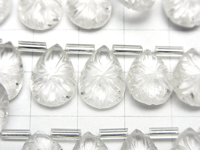 頂級AAA水晶 - 刻面梨形 14x10mm 半串或一串 (10顆)