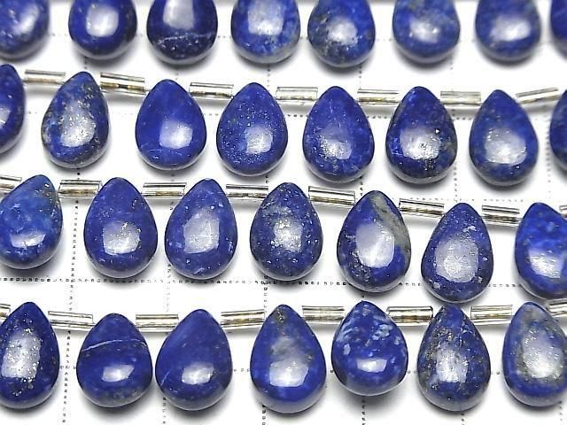 Lapislazuli AA++ Birnenform (glatt) 11x8mm 1Strang Perlen (13 Stück)