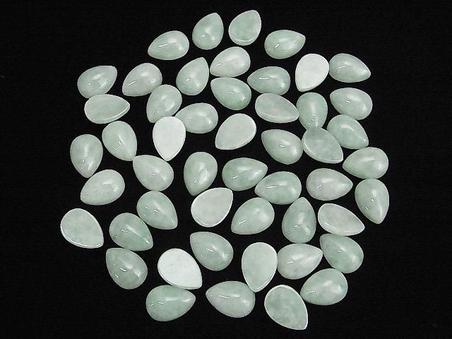 翡翠 AAA 梨形素面蛋面 18x13公釐 1顆