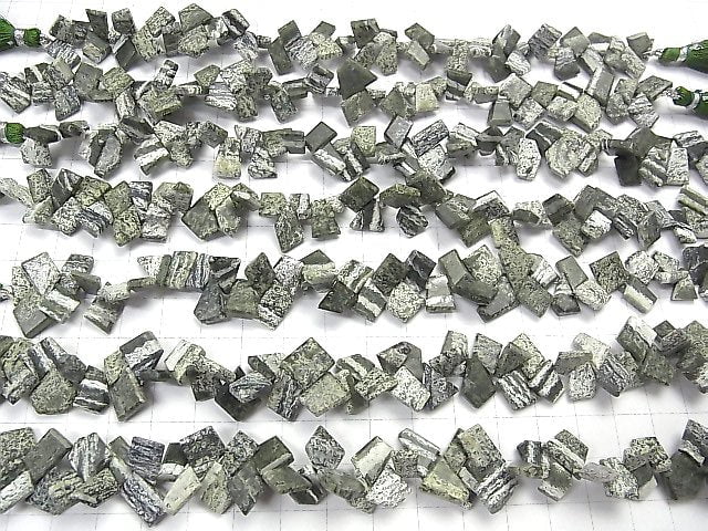Serpentin Rohscheibe facettierte 1Strang Perlen (ca. 7 Zoll / 18 cm)