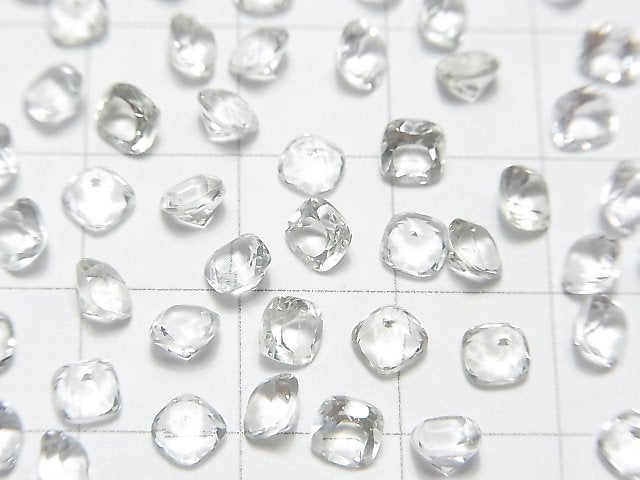 高品質綠紫水晶 AAA 裸石方形刻面 4x4mm 10顆
