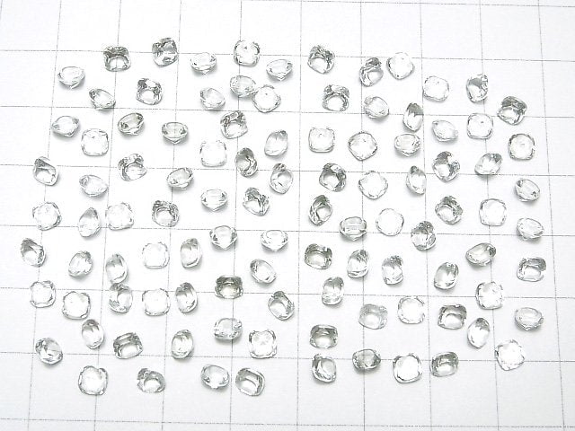 Hochwertig! Grüner Amethyst AAA lose Steine quadratisch facettiert 4x4mm 10Stück