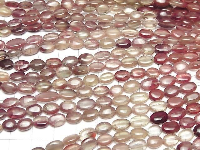 Andesin AA++ oval halb oder 1 Strang Perlen (ca. 15 Zoll / 38 cm)