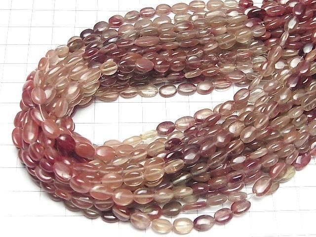 Andesin AA++ oval halb oder 1 Strang Perlen (ca. 15 Zoll / 38 cm)