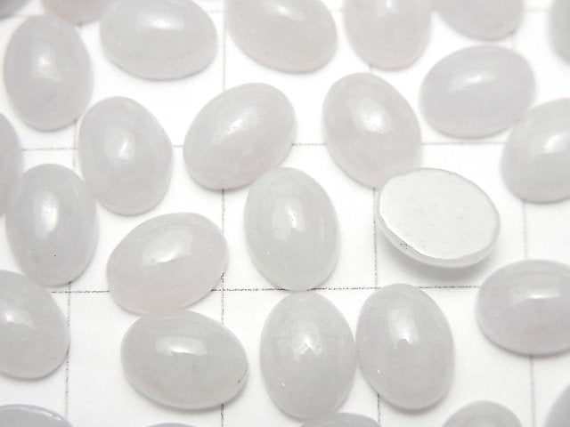 薰衣草翡翠 AAA 橢圓蛋面 8x6mm 1顆
