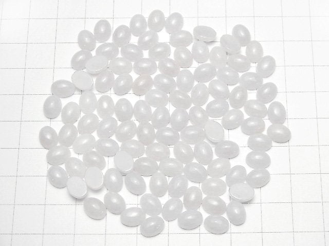 Lavendel Jadeit AAA Oval Cabochon 8x6mm 1Stück