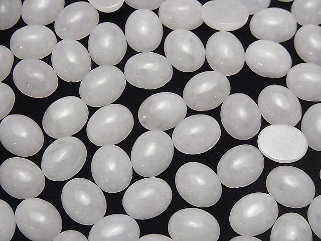 Lavendel Jadeit AAA Oval Cabochon 10x8mm 1Stück