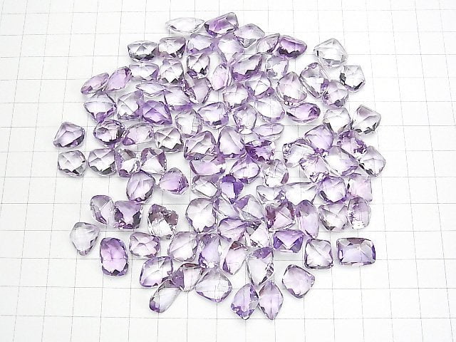 Hochwertiger rosa Amethyst AAA- Lose fancy Form facettiert 3Stück