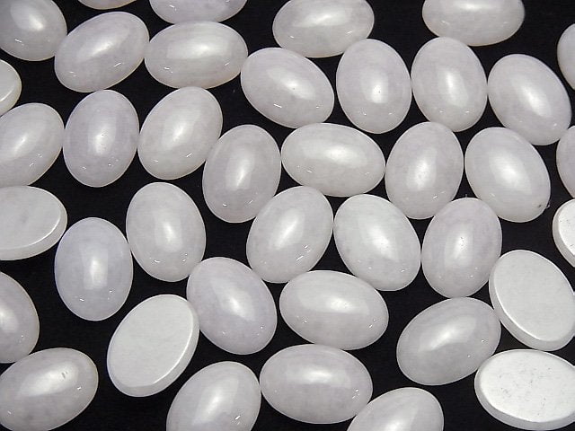 Lavendel Jadeit AAA Oval Cabochon 14x10mm 1Stück