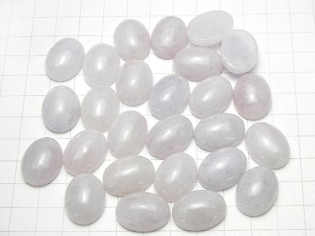 Lavendel Jadeit AAA Oval Cabochon 20x15mm 1Stück