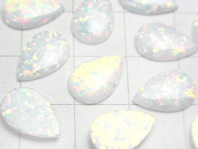 京都歐泊梨形蛋面 12x8mm 1顆