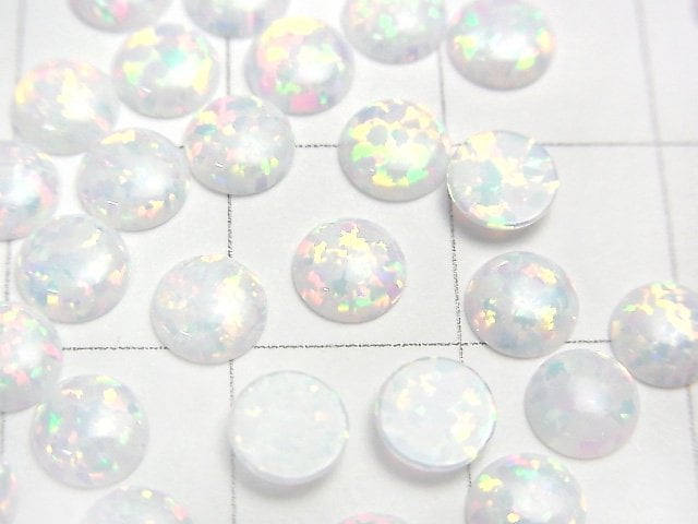 京都蛋白石圓形凸圓形 5x5毫米 4顆