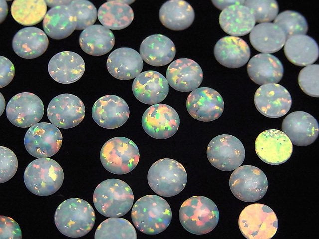 Kyoto Opal Rund Cabochon 5x5mm 4Stücke