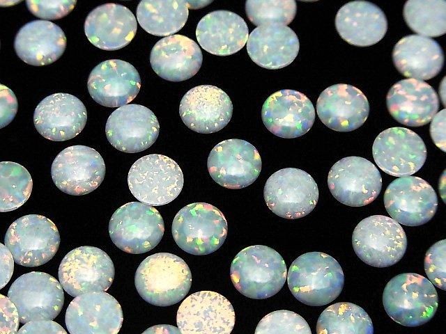 Kyoto Opal Rund Cabochon 6x6mm 2Stücke
