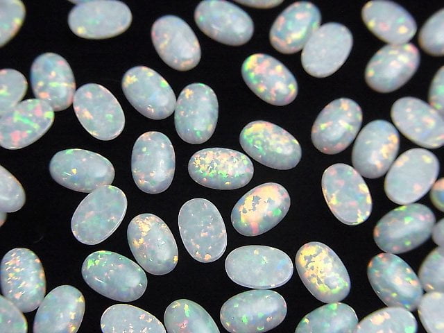 Kyoto Opal Oval Cabochon 6x4mm 4Stücke