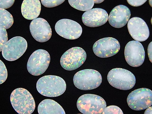Kyoto Opal Oval Cabochon 8x6mm 2Stücke