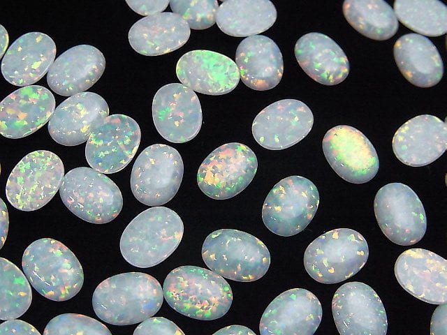 Kyoto Opal Oval Cabochon 8x6mm 2Stücke