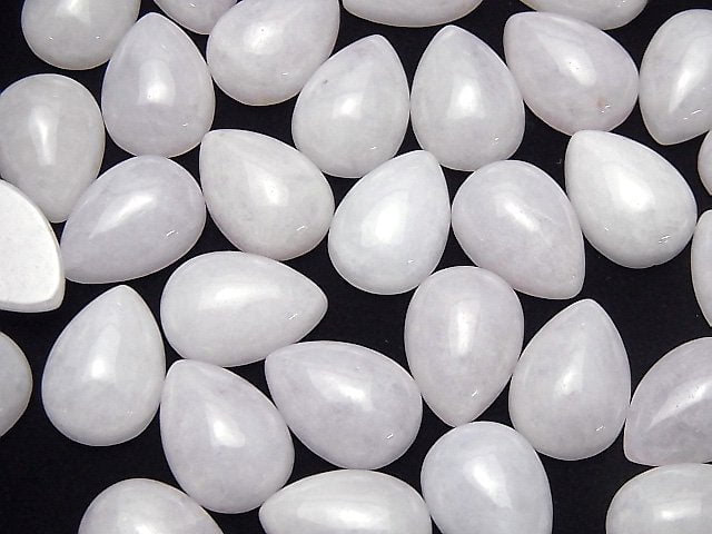 Lavendel-Jadeit AAA Birnenform Cabochon 18x13mm 1Stück