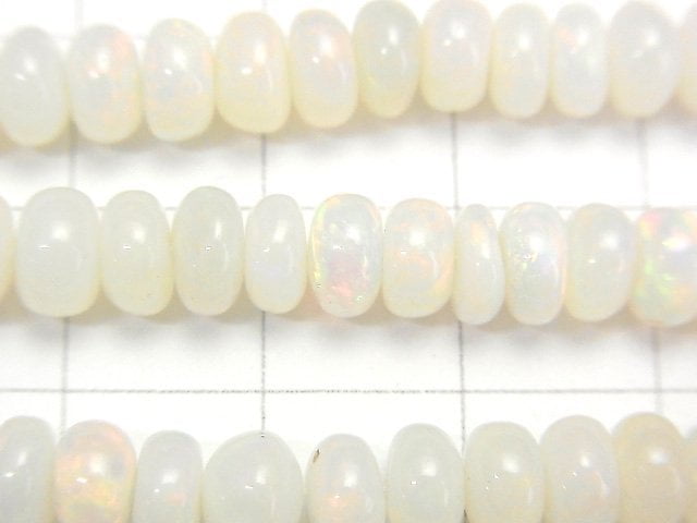 衣索比亞蛋白石 AA++ 圓珠半串或一串珠子(約23英吋/58公分)
