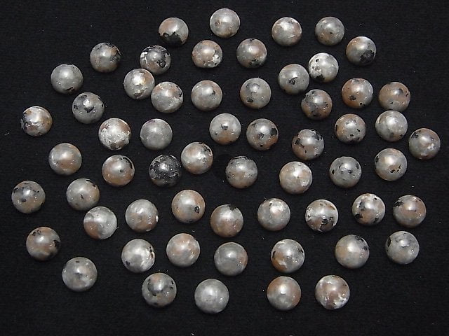 Yooperlite Runde Cabochon 6x6mm 1Stück